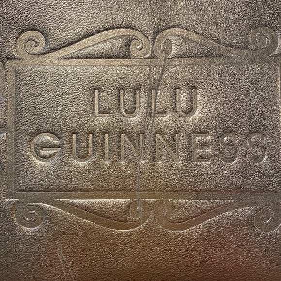 RARE Lulu Guinness Gold Box Purse - Picture 5 of 10